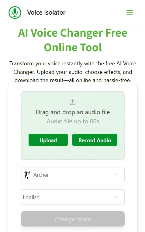 AI Voice Changer